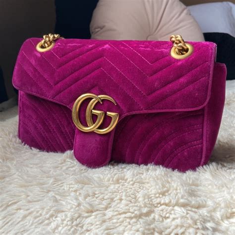 gucci marmont metelasse velvet|Gucci Marmont suede bag.